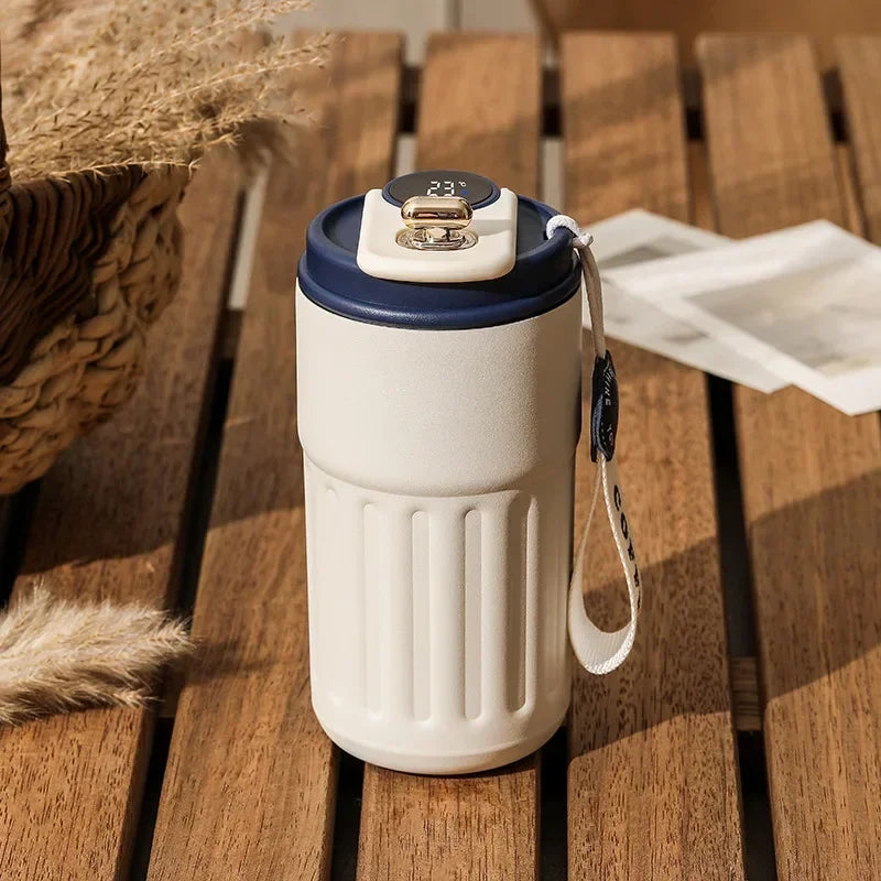 Smart Thermos Bottle LED Temperature Display Coffee Cup 316 Stainless Steel Tumbler Mug Portable Vacuum Flasks Thermoses