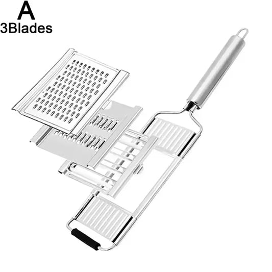 Stainless Steel Vegetable Cutter & Slicer Portable Manual Vegetable Slicer Potato Slicer Vegetable Cutter Kitchen Gadgets