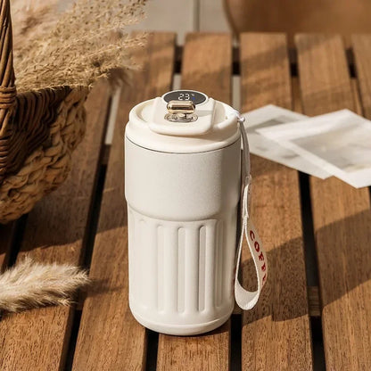 Smart Thermos Bottle LED Temperature Display Coffee Cup 316 Stainless Steel Tumbler Mug Portable Vacuum Flasks Thermoses