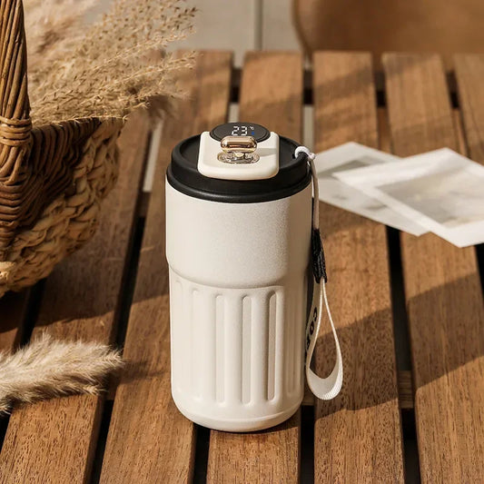 Smart Thermos Bottle LED Temperature Display Coffee Cup 316 Stainless Steel Tumbler Mug Portable Vacuum Flasks Thermoses