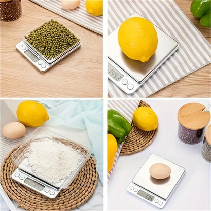 3000G/0.1G Digital Kitchen Scales Portable Electronic Scales Pocket LCD Precision Jewelry Scale Weight Balance Kitchen Tools