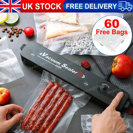 Vacuum Food Sealer Machine Automatic Packing Machine Vacuum Sealer Dry/Wet+60Bag