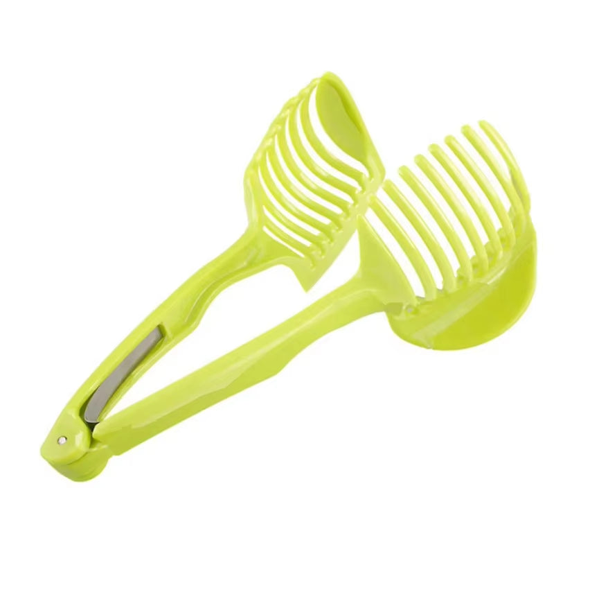 Aluminum Alloy Kitchen Handheld Orange Lemon Slicer Tomato Cutting Clip Fruit Slicer Onion Slicer Kitchen Item