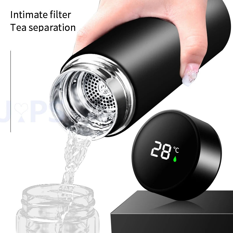 Stainless Steel Thermos Bottle Temperature LED Display Smart Water Bottle Vacuum Flasks Thermoses Coffee Cup Christmas Gifts