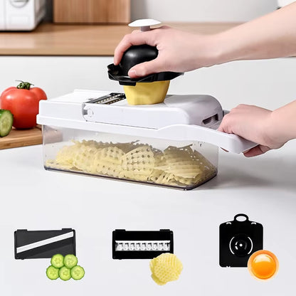 Kitchen Slicer, Multifunctional Vegetable Slicer, Fruit Slicer, Household Planer, Vegetable Cutting Tool in Stock