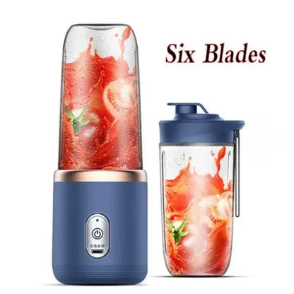 Multifunctional Double Cup Electric Fruit Juicer Portable Juicer Fruit Blender Milkshake Juice Maker USB Smoothie Blender