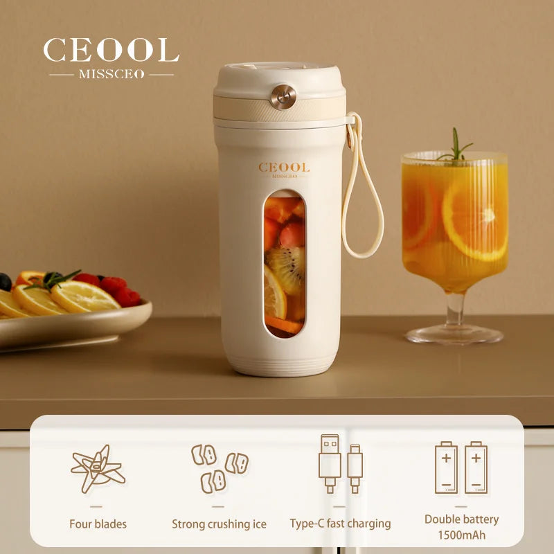 Mini Portable Blender Electric Fruit Juicer Mixers Extractors Multifunction Juice Maker Machine Blenders Smoothies Mixer