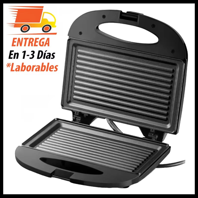 Sandwich Maker Grill with Non-Stick Inner Plates Panini Machine, Automatic Temperature Control Grill 700W