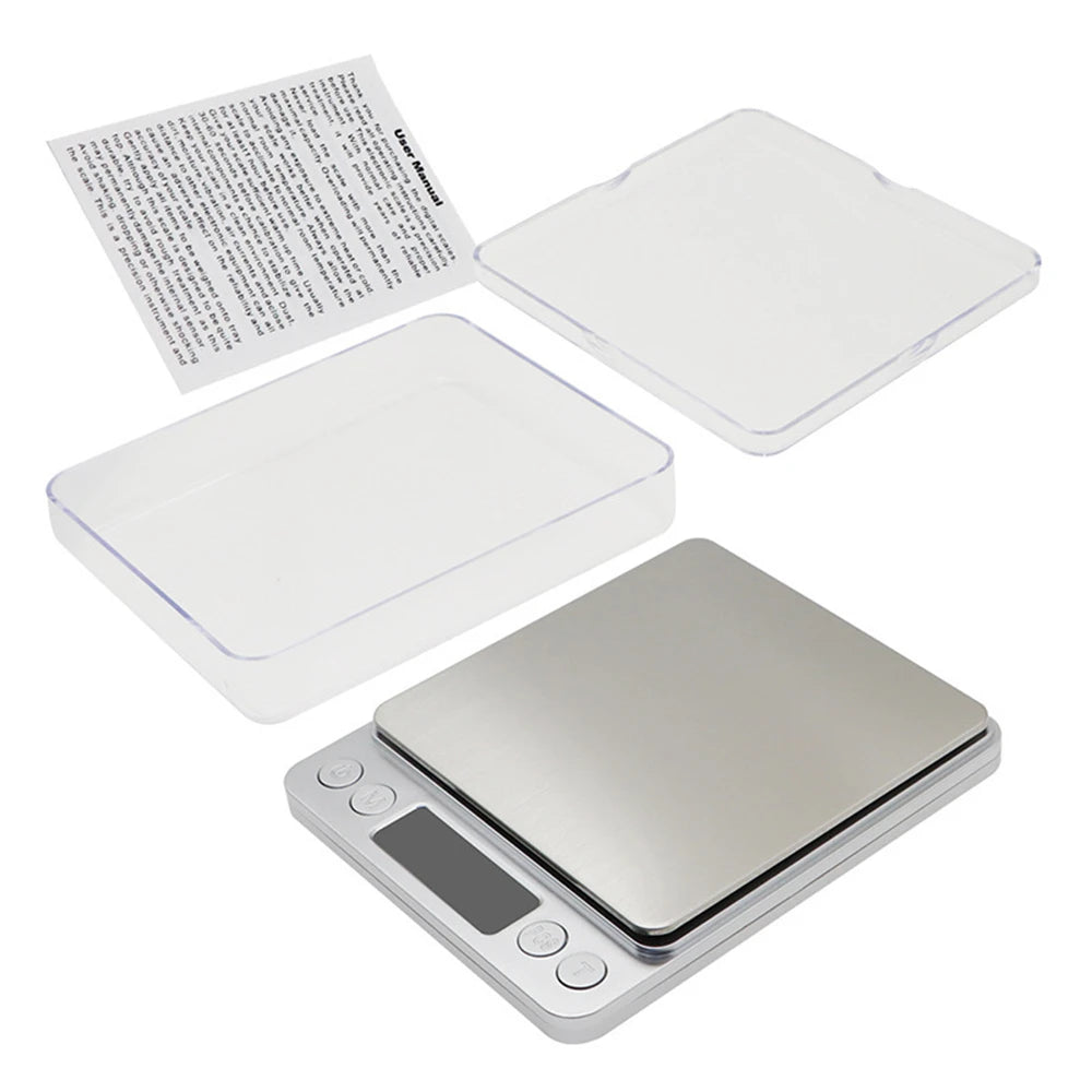 3000G/0.1G Digital Kitchen Scales Portable Electronic Scales Pocket LCD Precision Jewelry Scale Weight Balance Kitchen Tools