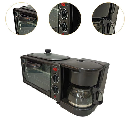 3 in 1 Breakfast Maker Multifunctional with Coffee Machine for Egg Sandwich